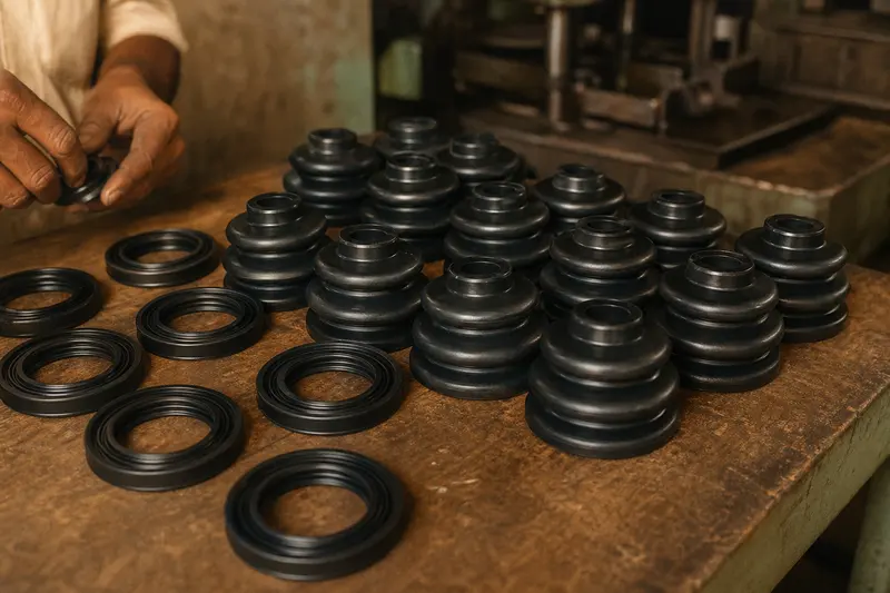 Rubber dust covers for Kirloskar engines