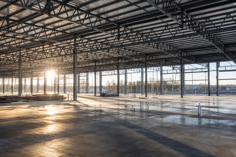 Unit 2, the 200,000 sq ft fabrication plant