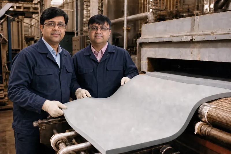 Flame-retardant silicone foam